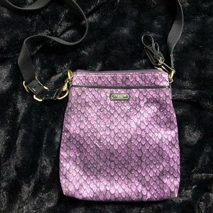 Small Coach Crossbody Purple Purse